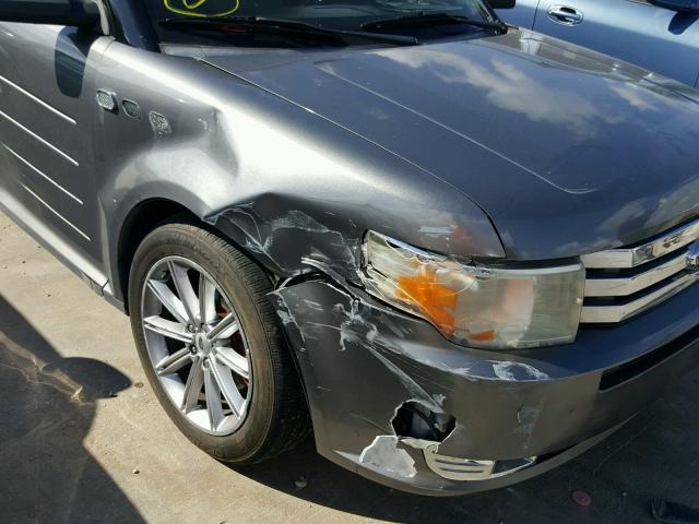 2FMDK51C89BA06198 - 2009 FORD FLEX SE GRAY photo 9