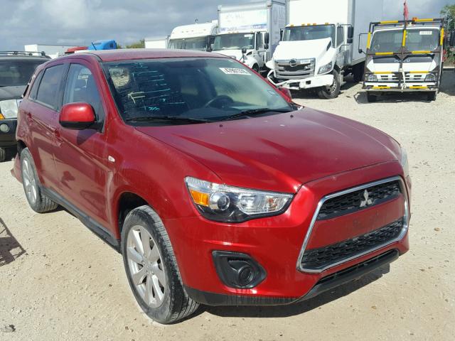 4A4AP3AU6FE015688 - 2015 MITSUBISHI OUTLANDER RED photo 1