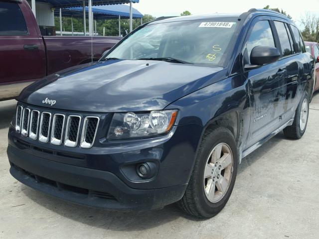 1C4NJCBA5ED772391 - 2014 JEEP COMPASS SP GRAY photo 2