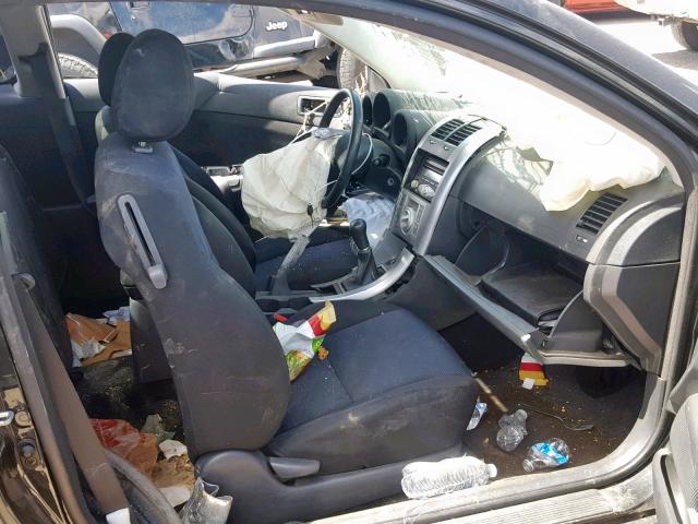 JTKDE177660082023 - 2006 TOYOTA SCION TC შავი ფოტო 5