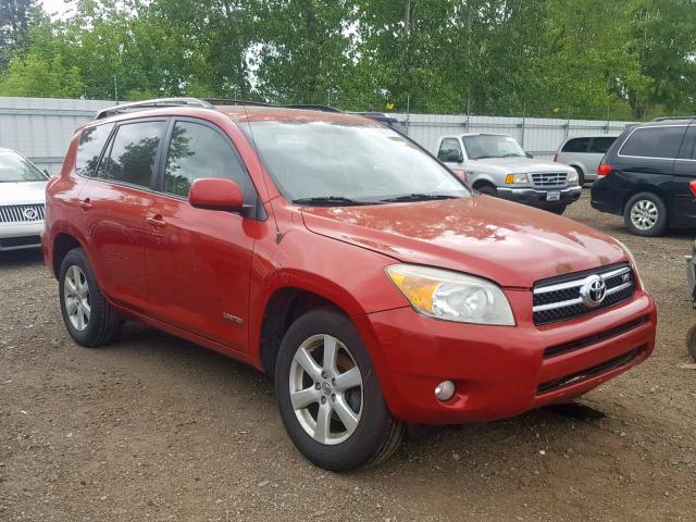 JTMBK31V085064200 - 2008 TOYOTA RAV4 LIMIT RED photo 1