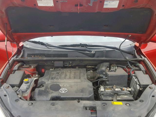 JTMBK31V085064200 - 2008 TOYOTA RAV4 LIMIT RED photo 7