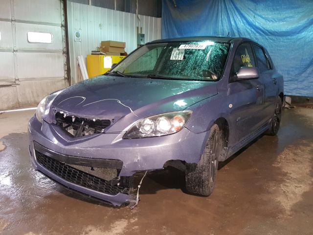 JM1BK343391191560 - 2009 MAZDA 3 S GRAY photo 2