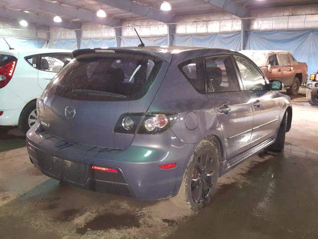 JM1BK343391191560 - 2009 MAZDA 3 S GRAY photo 4