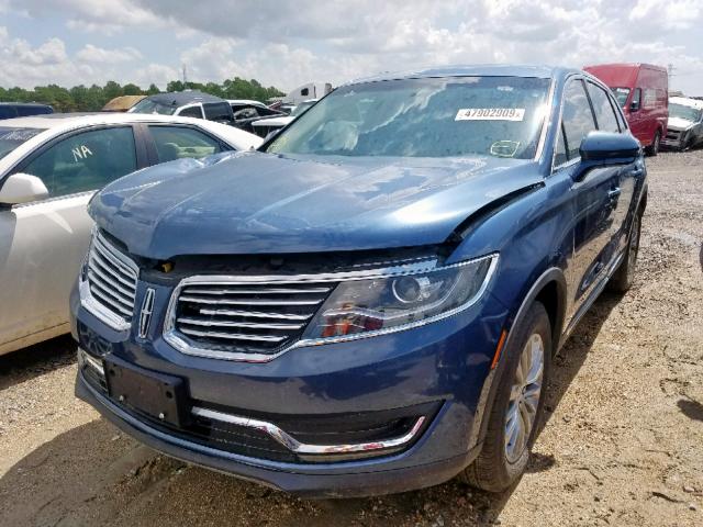 2LMPJ6KR2JBL14808 - 2018 LINCOLN MKX SELECT GRAY photo 2