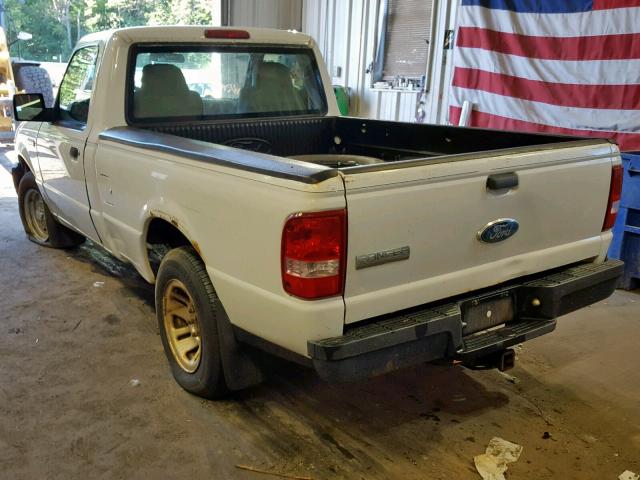 1FTYR10D66PA69941 - 2006 FORD RANGER WHITE photo 3