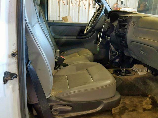 1FTYR10D66PA69941 - 2006 FORD RANGER WHITE photo 5