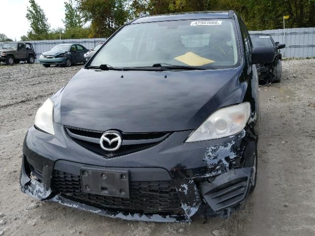 JM1CR293580324052 - 2008 MAZDA 5 BLACK photo 9