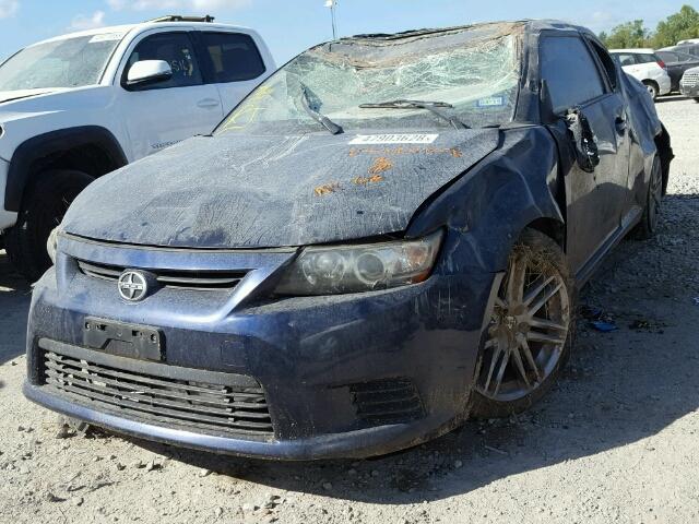 JTKJF5C71B3021636 - 2011 TOYOTA SCION TC 蓝色 照片 2