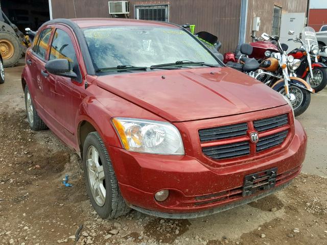 1B3HB48C97D167092 - 2007 DODGE CALIBER SX RED photo 1