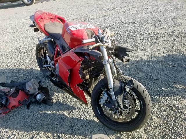 ZDM1XBGV58B004580 - 2008 DUCATI 848 RED photo 1