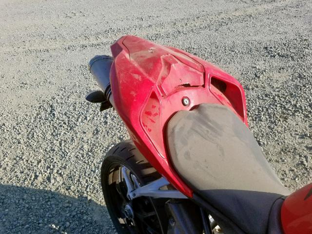 ZDM1XBGV58B004580 - 2008 DUCATI 848 RED photo 6