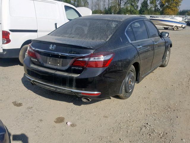 1HGCR2F57GA137296 - 2016 HONDA ACCORD SPO BLACK photo 4