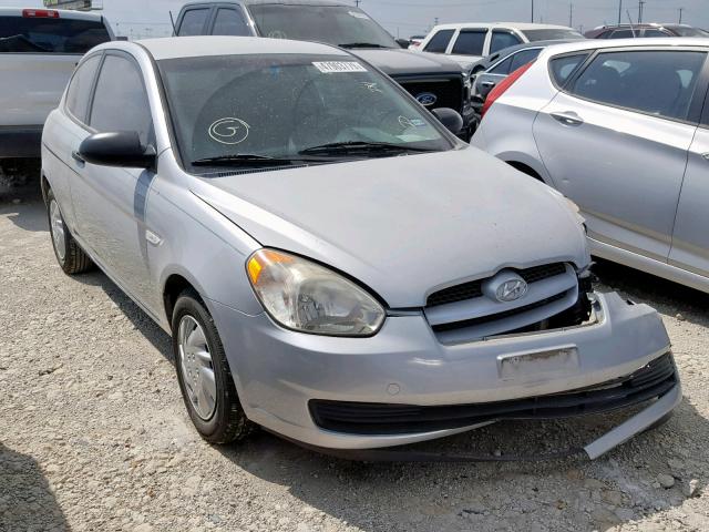 KMHCM36C98U093816 - 2008 HYUNDAI ACCENT GS SILVER photo 1