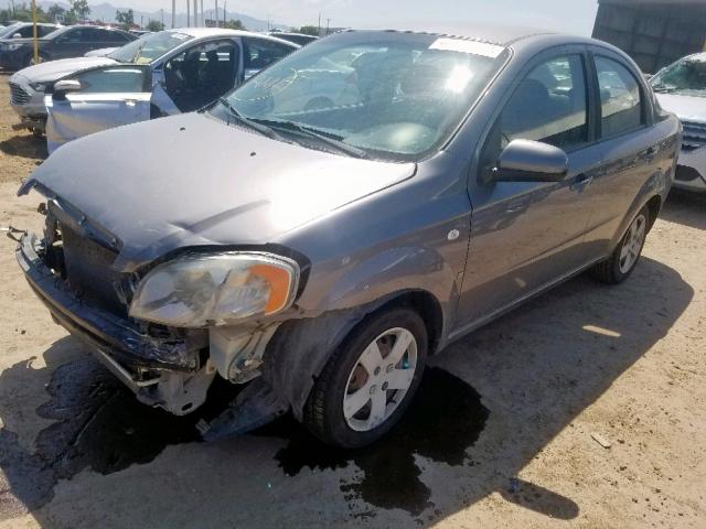 KL1TD56627B189623 - 2007 CHEVROLET AVEO BASE Boz foto 2