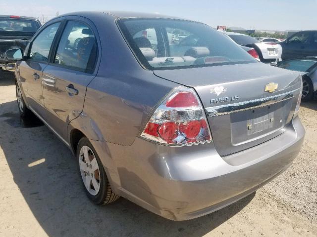 KL1TD56627B189623 - 2007 CHEVROLET AVEO BASE Boz foto 3