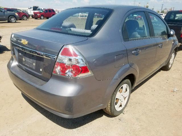 KL1TD56627B189623 - 2007 CHEVROLET AVEO BASE Boz foto 4