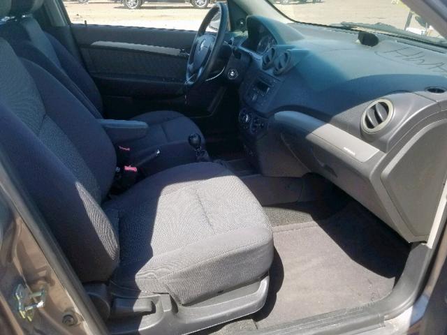 KL1TD56627B189623 - 2007 CHEVROLET AVEO BASE Boz foto 5