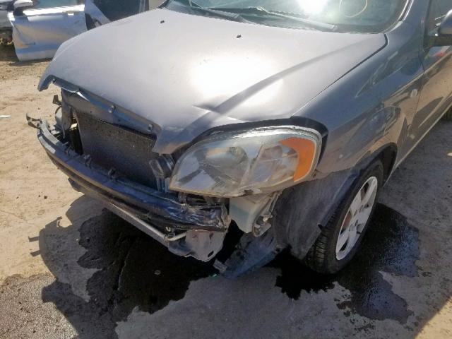 KL1TD56627B189623 - 2007 CHEVROLET AVEO BASE Boz foto 9