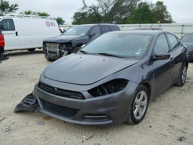 1C3CDFBBXFD309239 - 2015 DODGE DART SXT GRAY photo 2