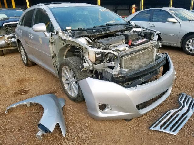 4T3BA3BBXAU011462 - 2010 TOYOTA VENZA SILVER photo 1