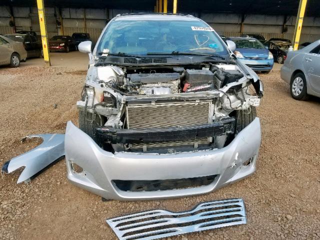 4T3BA3BBXAU011462 - 2010 TOYOTA VENZA SILVER photo 9