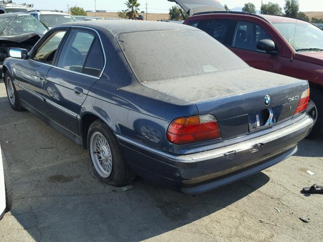 WBAGF632XSDH08426 - 1995 BMW 740 I AUTO BLUE photo 3