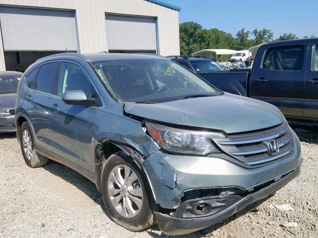 JHLRM3H70CC001699 - 2012 HONDA CR-V EXL GRAY photo 1