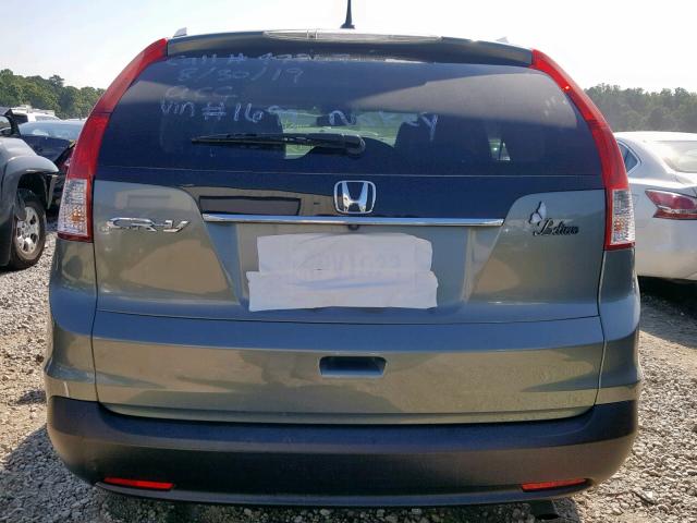 JHLRM3H70CC001699 - 2012 HONDA CR-V EXL GRAY photo 9