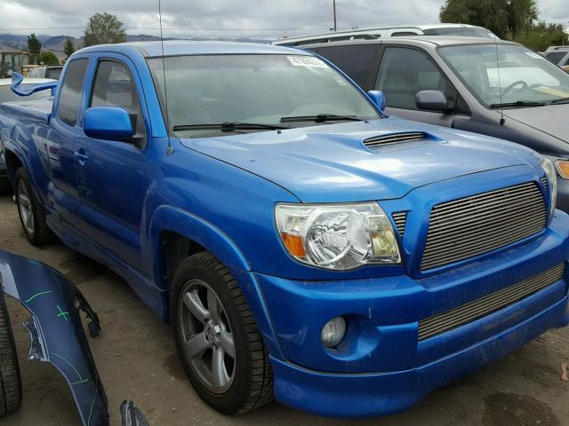 5TETU22N95Z067709 - 2005 TOYOTA TACOMA X-R BLUE photo 1