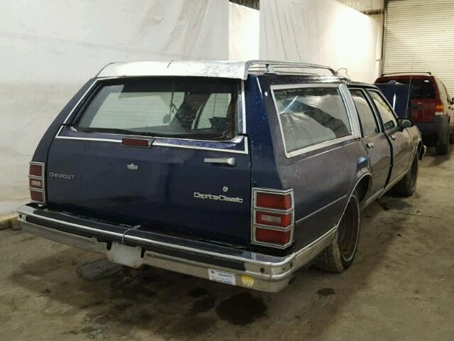 1G1BN81YXKA138356 - 1989 CHEVROLET CAPRICE CL BLUE photo 4