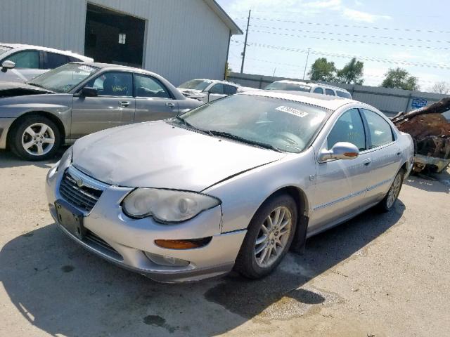 2C3HE76K24H697621 - 2004 CHRYSLER 300M SPECI SILVER photo 2