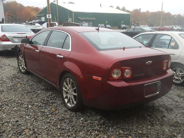 1G1ZE5E16BF276506 - 2011 CHEVROLET MALIBU LTZ RED photo 3