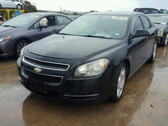 1G1ZJ57799F194146 - 2009 CHEVROLET MALIBU 2LT BLACK photo 2