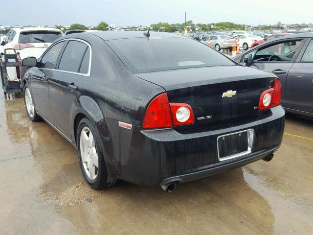 1G1ZJ57799F194146 - 2009 CHEVROLET MALIBU 2LT BLACK photo 3