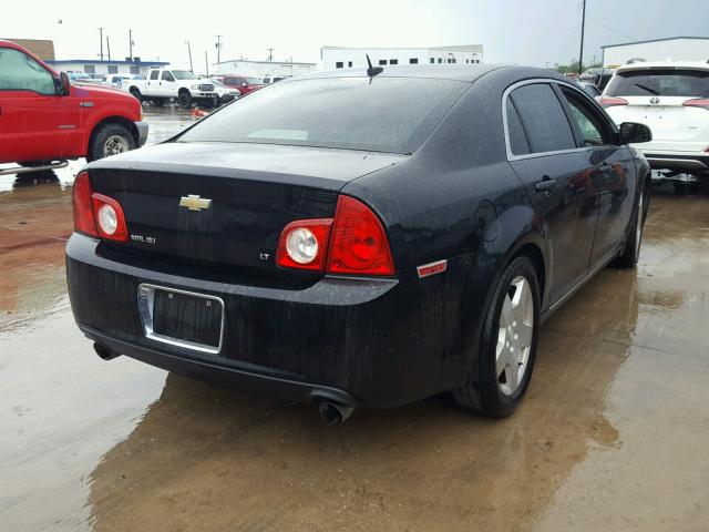 1G1ZJ57799F194146 - 2009 CHEVROLET MALIBU 2LT BLACK photo 4