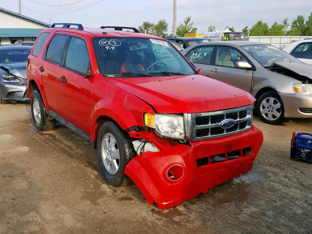 1FMCU93GX9KA61495 - 2009 FORD ESCAPE XLT RED photo 1