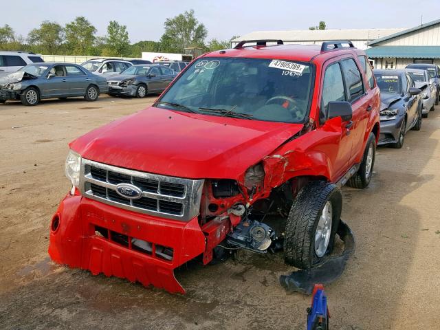 1FMCU93GX9KA61495 - 2009 FORD ESCAPE XLT RED photo 2