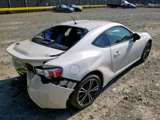 JF1ZNAA11D1725442 - 2013 TOYOTA SCION FR-S WHITE photo 4