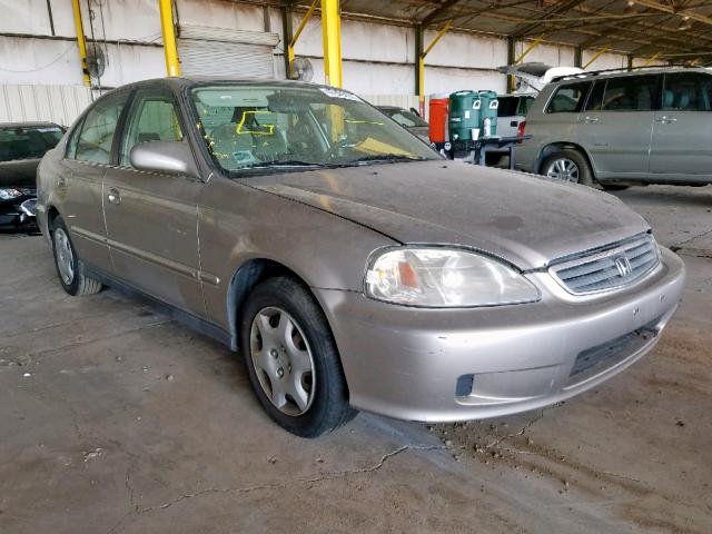 1HGEJ8647YL015022 - 2000 HONDA CIVIC EX GOLD photo 1