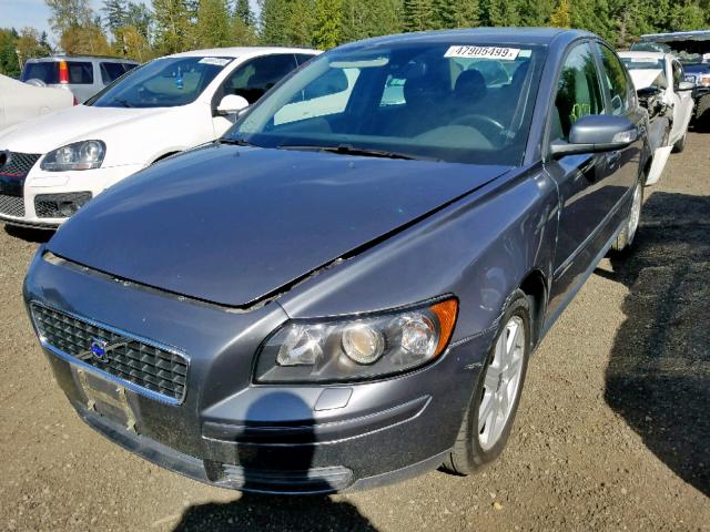 YV1MS382372269640 - 2007 VOLVO S40 2.4I GRAY photo 2