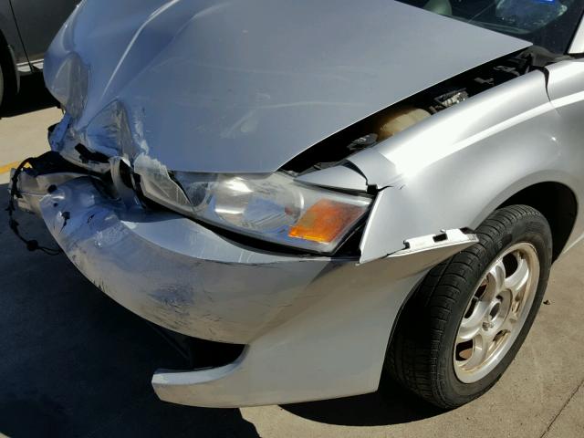 1G8AJ55FX7Z164321 - 2007 SATURN ION LEVEL SILVER photo 10