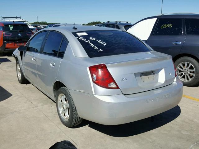 1G8AJ55FX7Z164321 - 2007 SATURN ION LEVEL SILVER photo 3