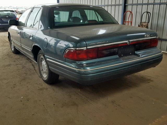 2MELM75W9TX623581 - 1996 MERCURY GRAND MARQ GREEN photo 3