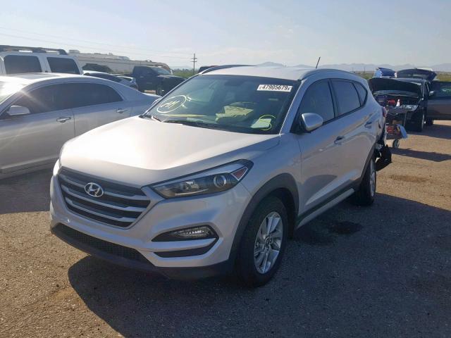 KM8J33A48HU592729 - 2017 HYUNDAI TUCSON LIM SILVER photo 2