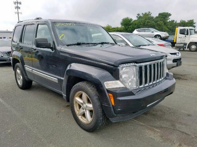 1J8GN58K38W210421 - 2008 JEEP LIBERTY LI BLACK photo 1