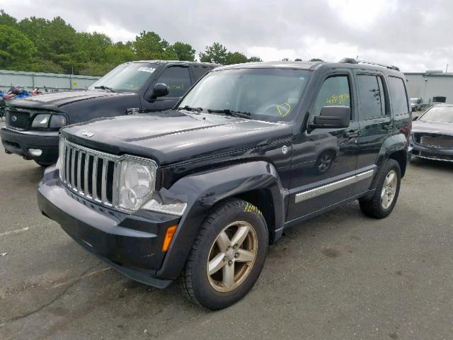 1J8GN58K38W210421 - 2008 JEEP LIBERTY LI BLACK photo 2