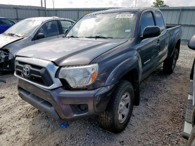 5TFTX4GN2EX028298 - 2014 TOYOTA TACOMA PRE GRAY photo 2