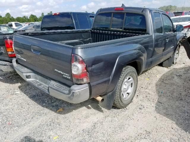 5TFTX4GN2EX028298 - 2014 TOYOTA TACOMA PRE GRAY photo 4