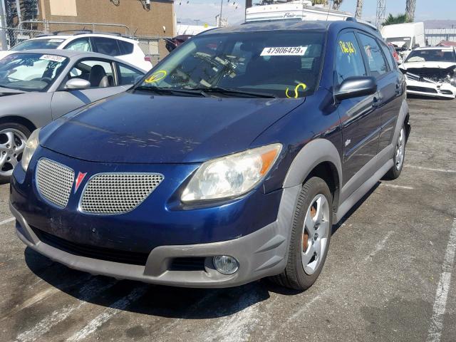 5Y2SL63805Z467796 - 2005 PONTIAC VIBE BLUE photo 2